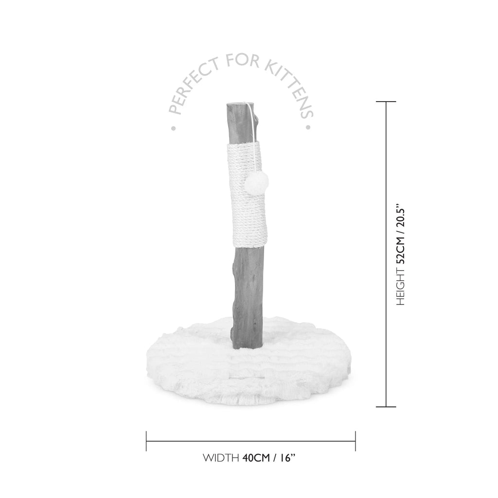 Scruffs Alpine Andes 'My First' Cat Scratching Post - Cream or Taupe